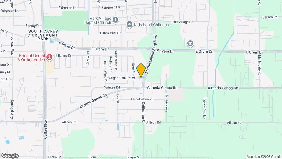 12939 Almeda Crossing Ct Map and Location Details