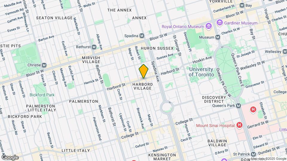 105 Harbord St Map and Location Details