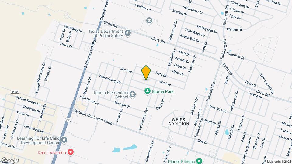 4601 Mildred Ave Map and Location Details