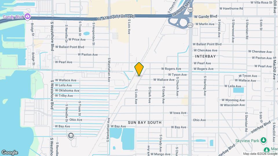 5409 S Lois Ave Map and Location Details