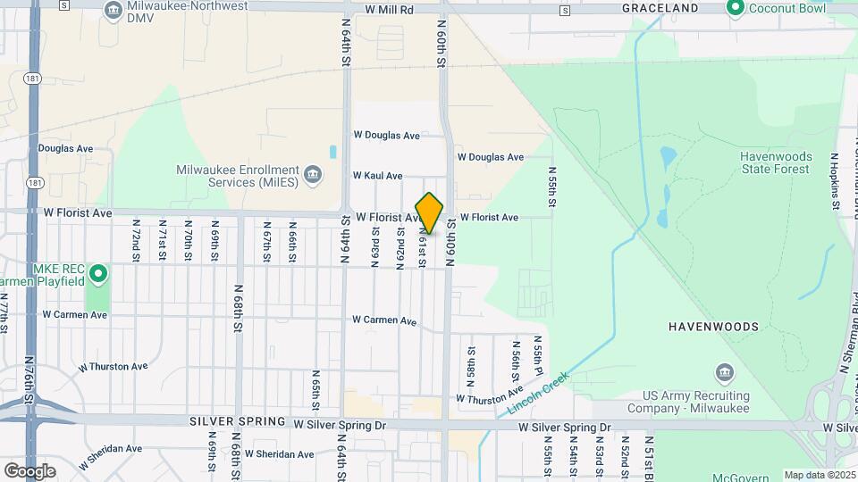 5946 N 61st St Map and Location Details