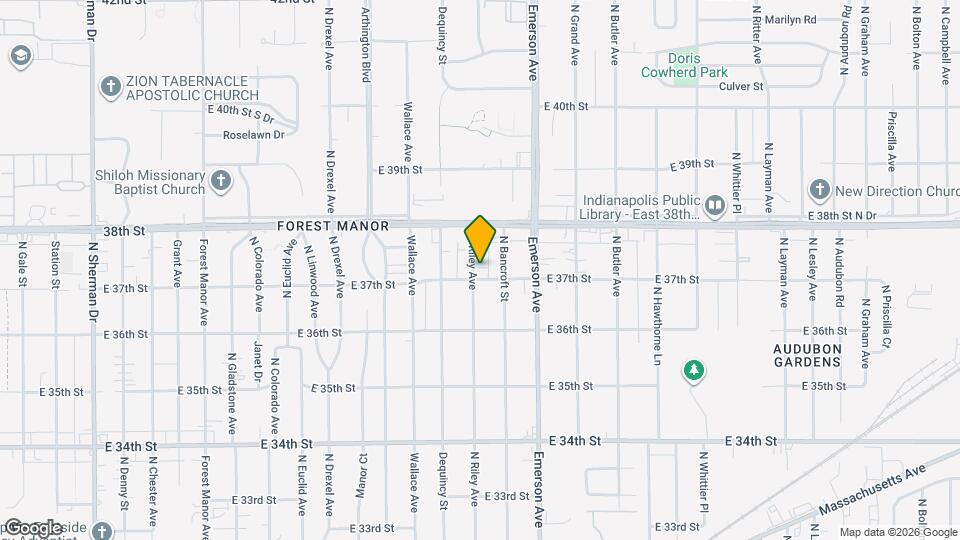 3707 N Riley Ave Map and Location Details
