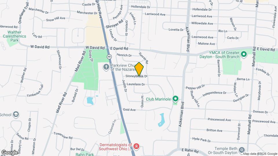 420 Stoneybrook Dr Map and Location Details
