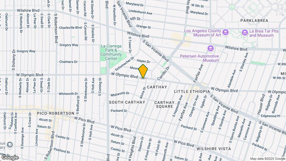6446 W Olympic Blvd Mapa y Detalles de la Ubicación