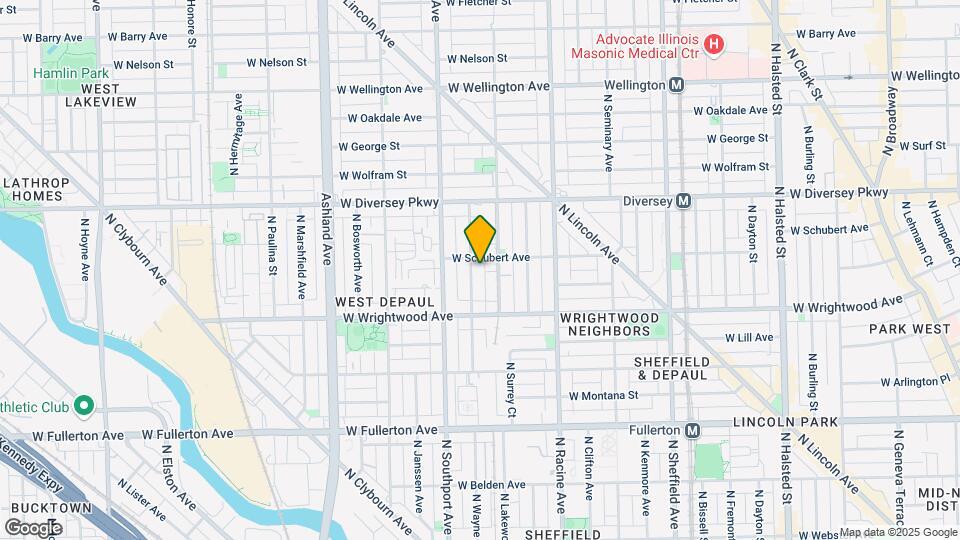 2649 N Wayne Ave, Unit 2F Map and Location Details