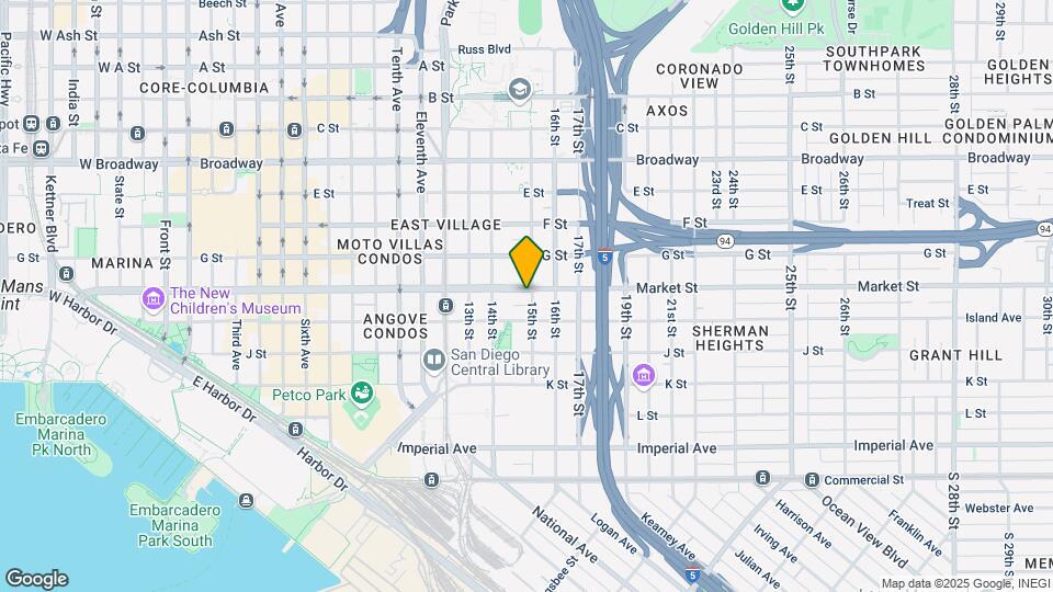 550 15th St, Unit 401 Mapa y Detalles de la Ubicación