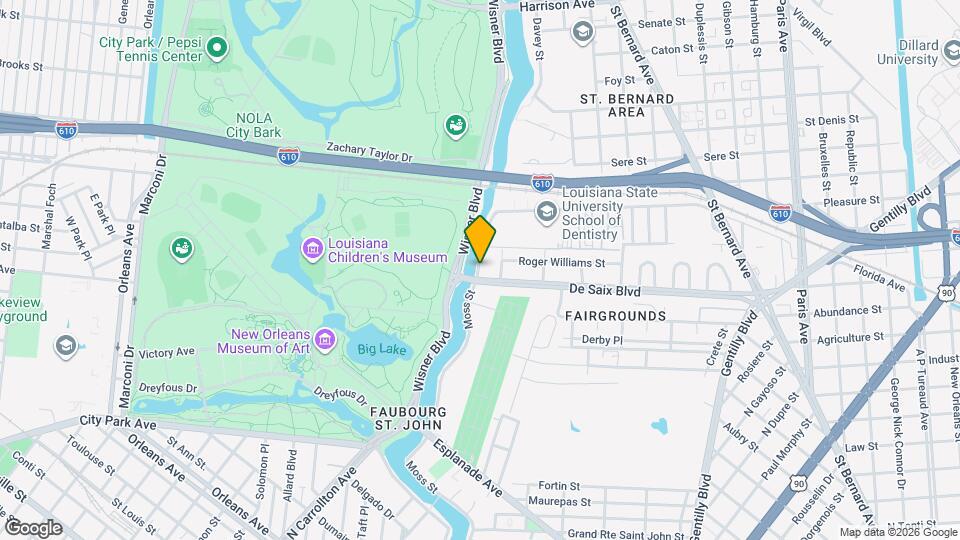 1916 Moss St Map and Location Details