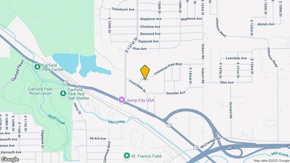 13112 Cranwood Park Blvd Mapa y Detalles de la Ubicación