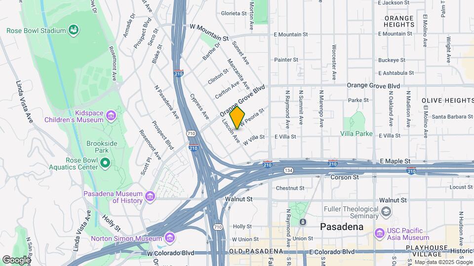 524 Lincoln Ave Map and Location Details