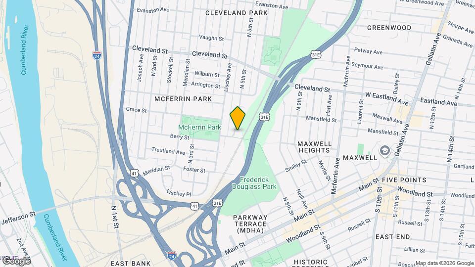 603 N 5th St Map and Location Details