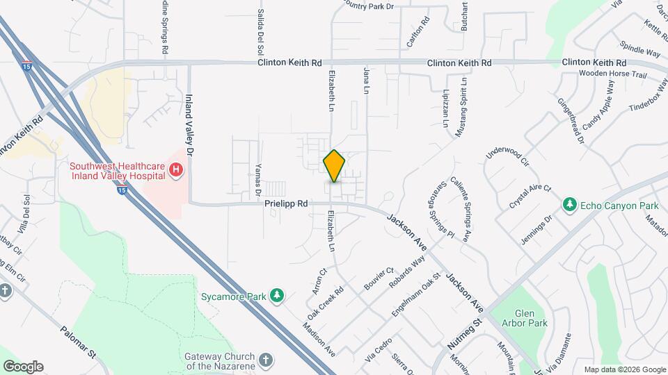 24644 Saber Ct Mapa y Detalles de la Ubicación