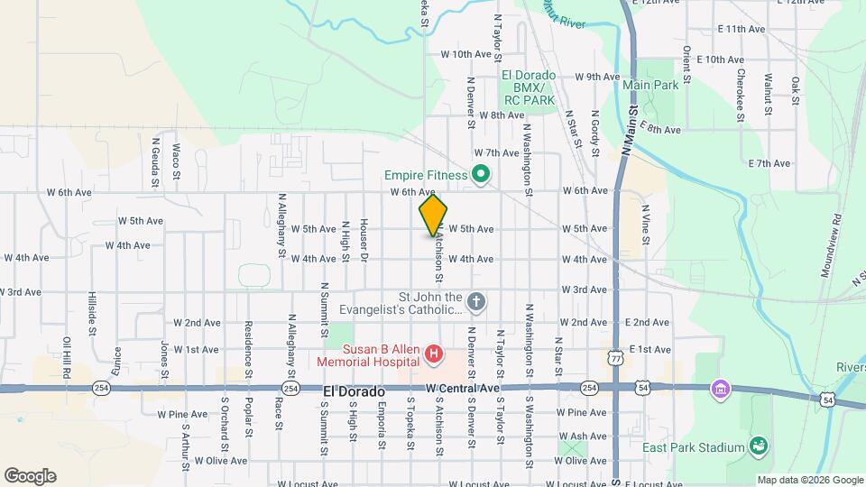 515 N Atchison St Map and Location Details