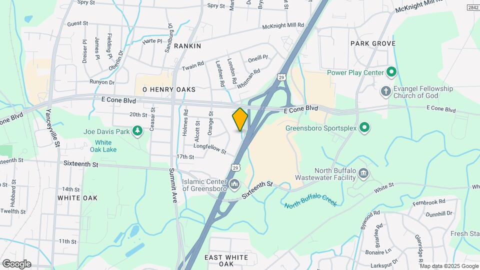 2811 North O.Henry Boulevard Map and Location Details
