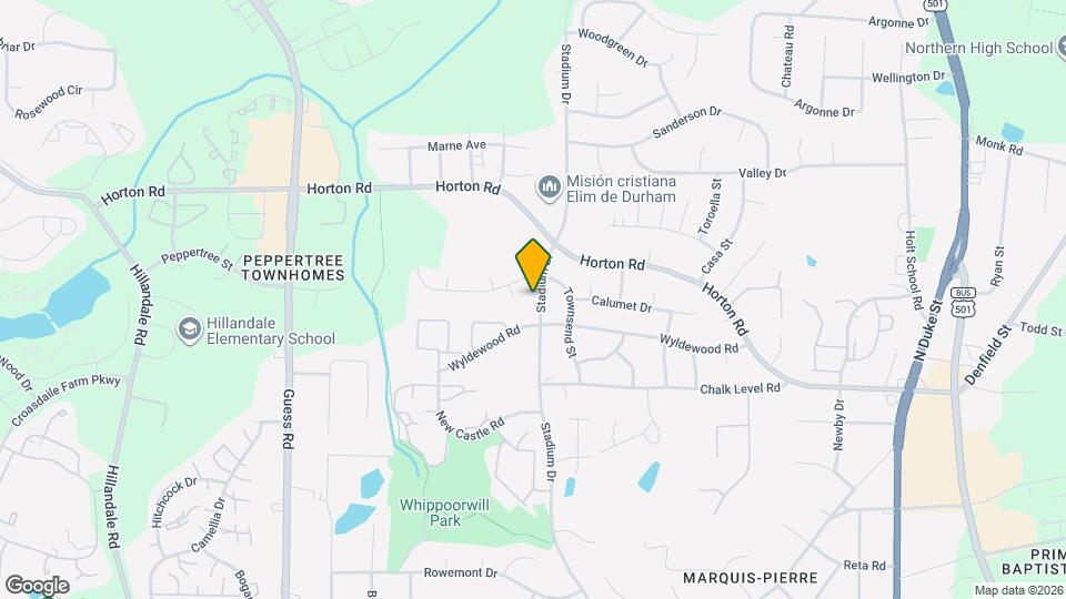 2509 Stadium Dr Map and Location Details