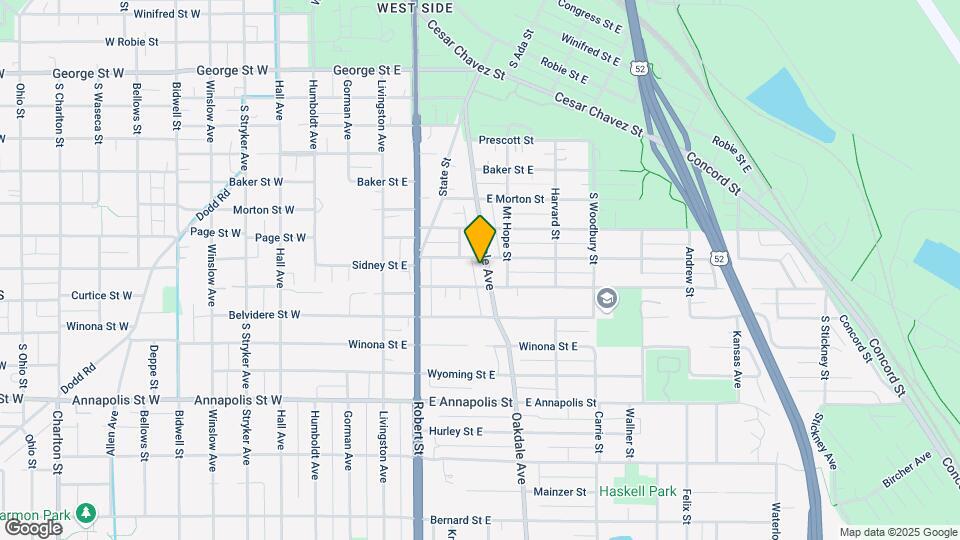 745 Oakdale Ave Mapa y Detalles de la Ubicación