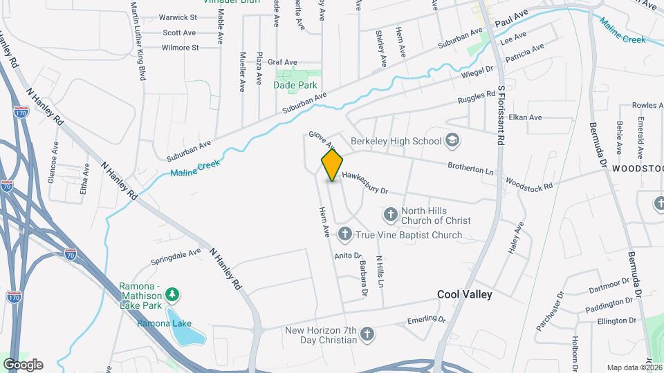 5150 Wallingford Dr Map and Location Details