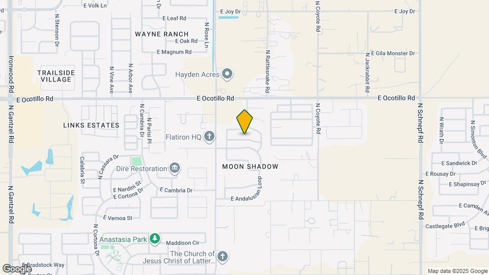 2066 E Paso Fino Dr Map and Location Details