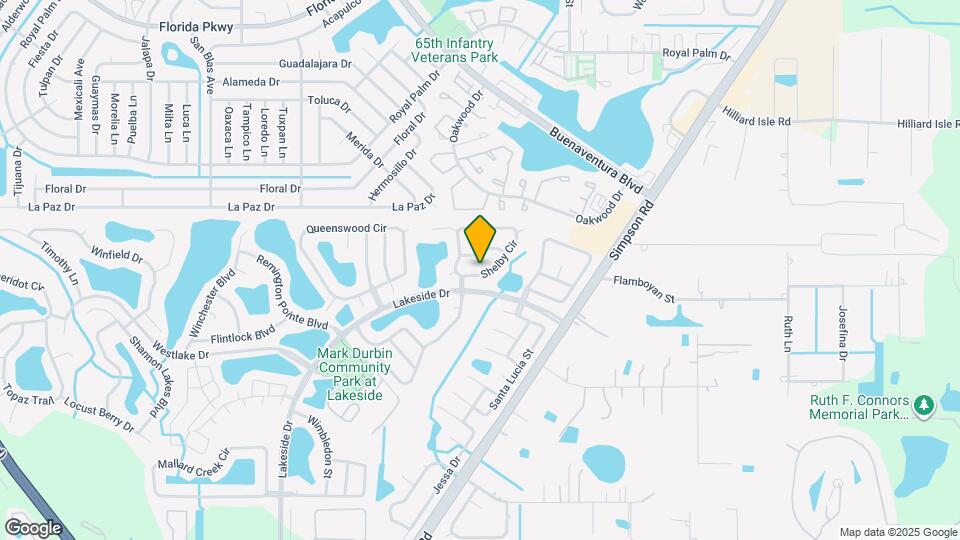 2511 Shelby Cir Mapa y Detalles de la Ubicación