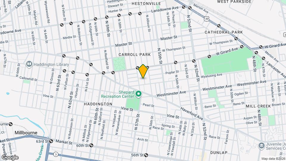 616 N Frazier St Map and Location Details