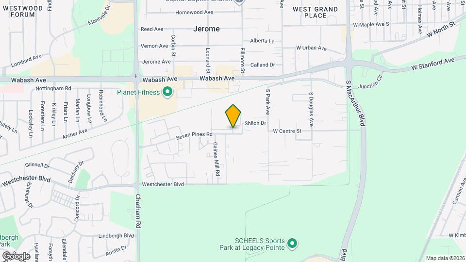 1511 Seven Pines Rd Map and Location Details