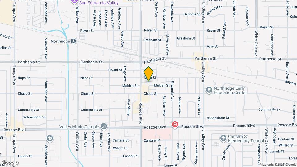 18425 Malden St-Unit -FL1-ID5699A Map and Location Details