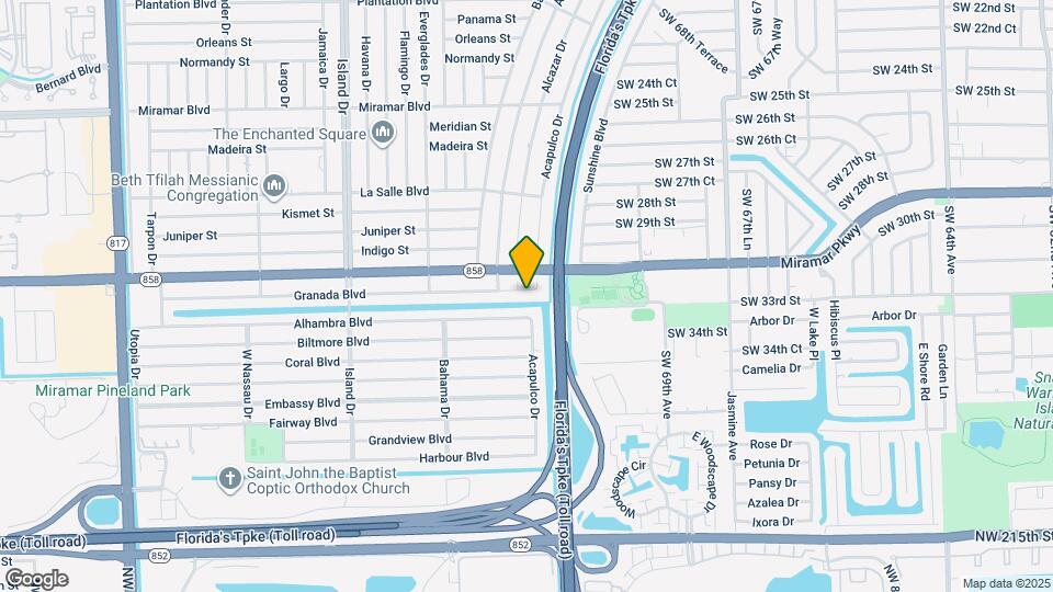 7130 Granada Blvd Mapa y Detalles de la Ubicación