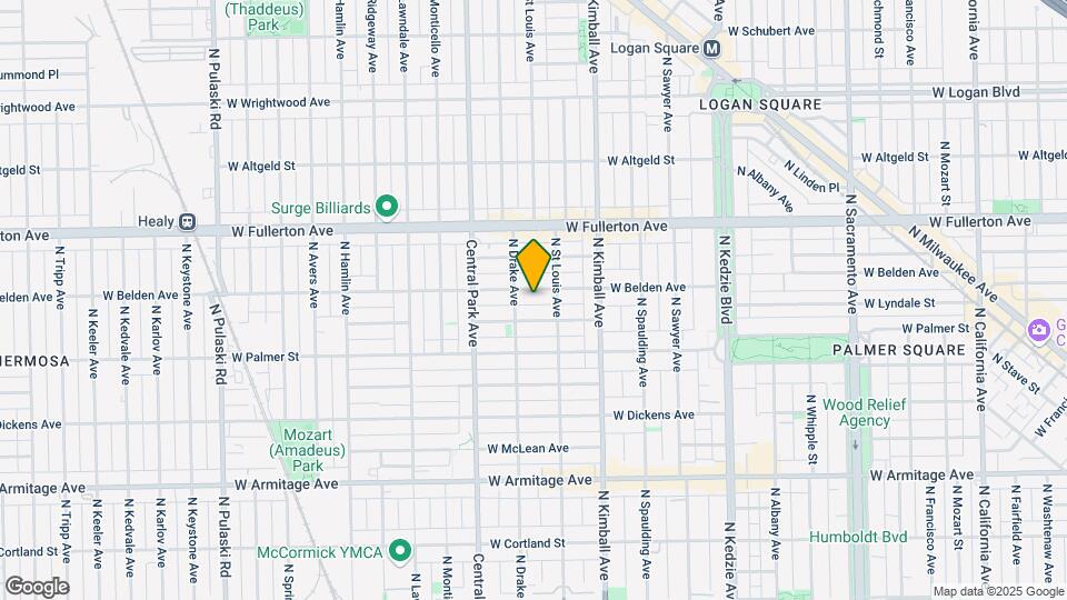 3521 W Belden Ave Map and Location Details
