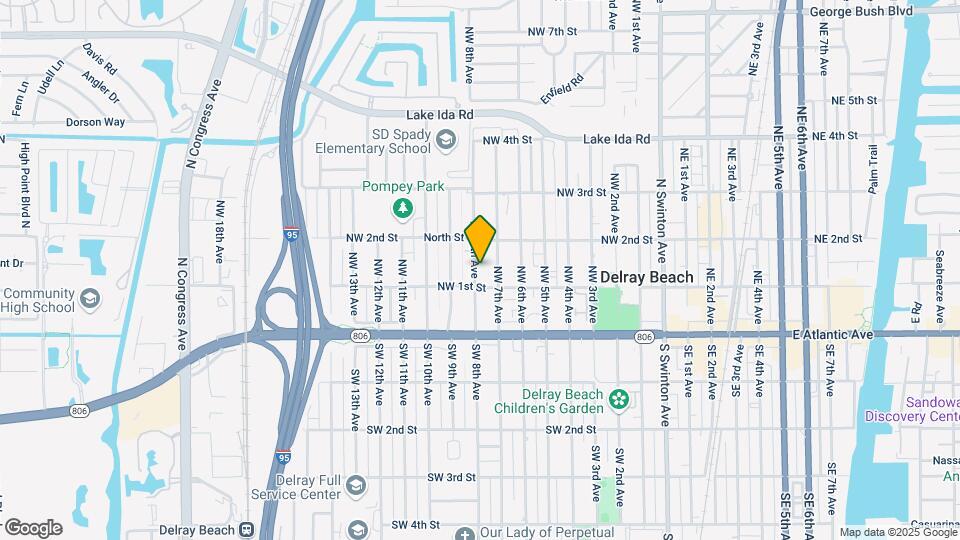 115 NW 8th Ave Map and Location Details