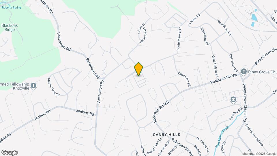 1813 Sweet View Way Map and Location Details