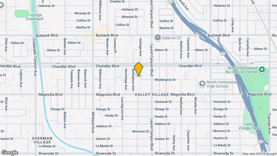5305 Vantage Ave Map and Location Details