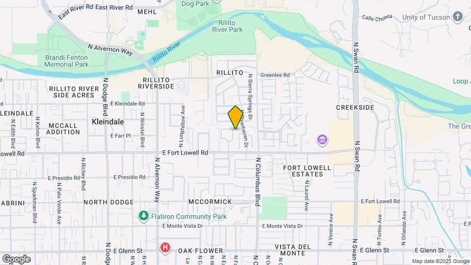 3261 N Surging Waters Pl Map and Location Details