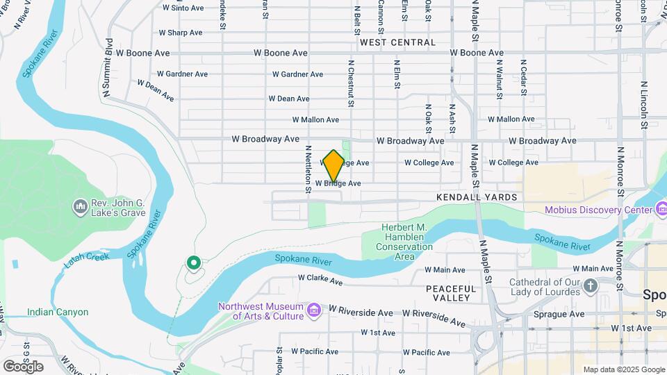 2121 W Bridge Ave Map and Location Details