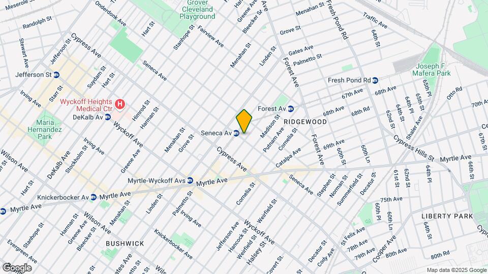 717 Seneca Ave Mapa y Detalles de la Ubicación