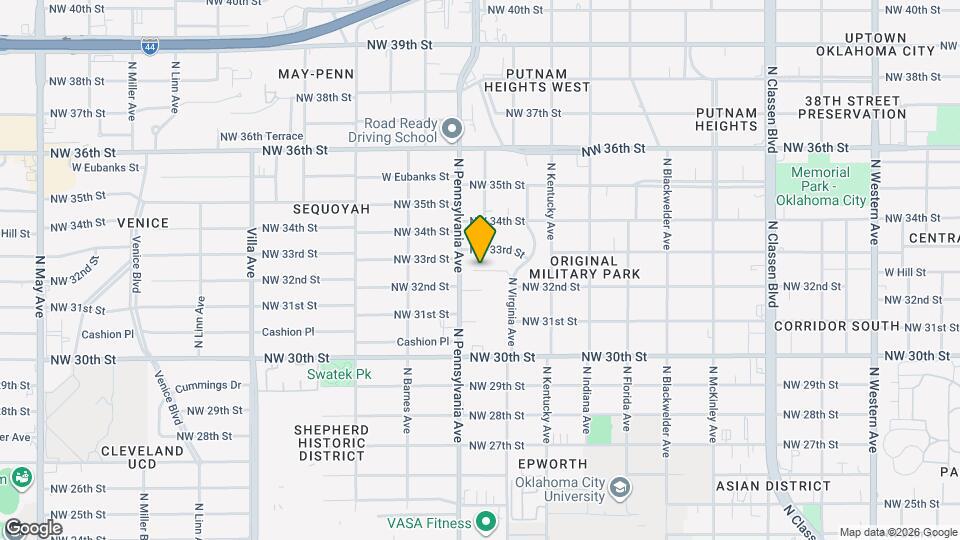 2029 NW 32nd Terrace Map and Location Details