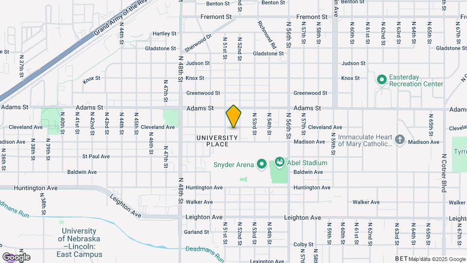 5127 Cleveland Ave Map and Location Details
