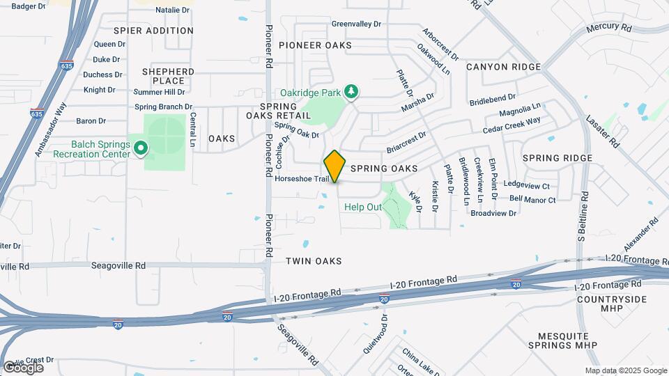 4605 Navajo Dr Map and Location Details