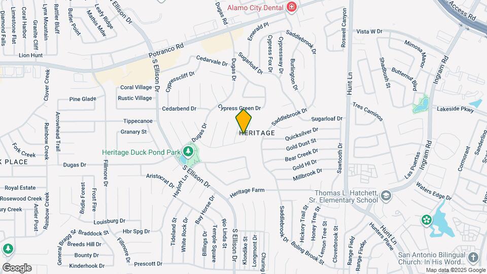 827 Thornedike Dr Map and Location Details