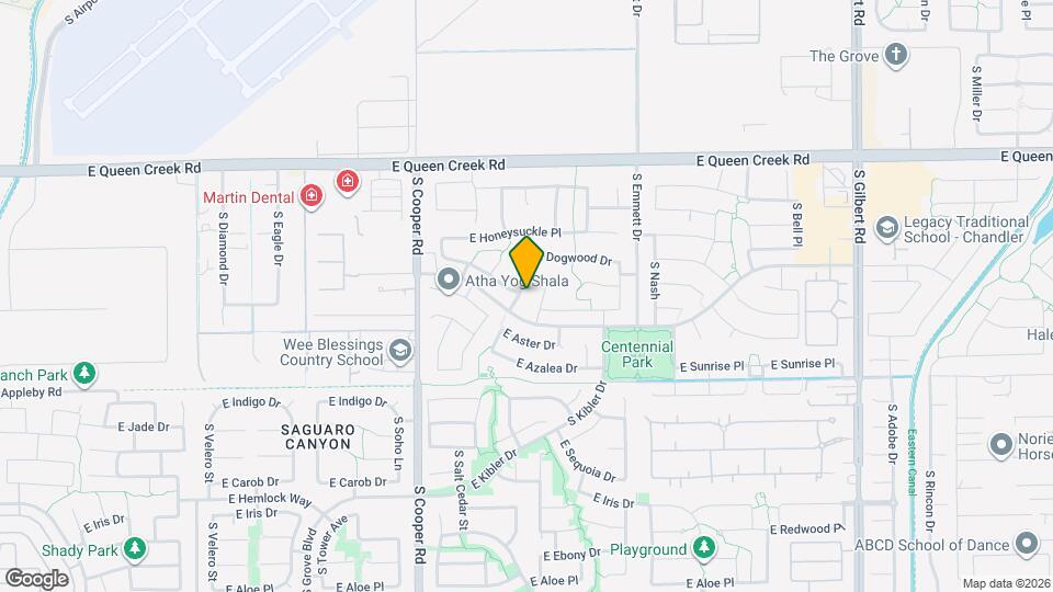 3287 S Cottonwood Dr Map and Location Details