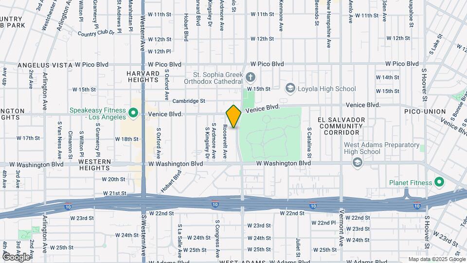 1711 Normandie Ave Map and Location Details