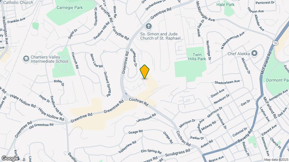 832 Highpointe Cir Map and Location Details