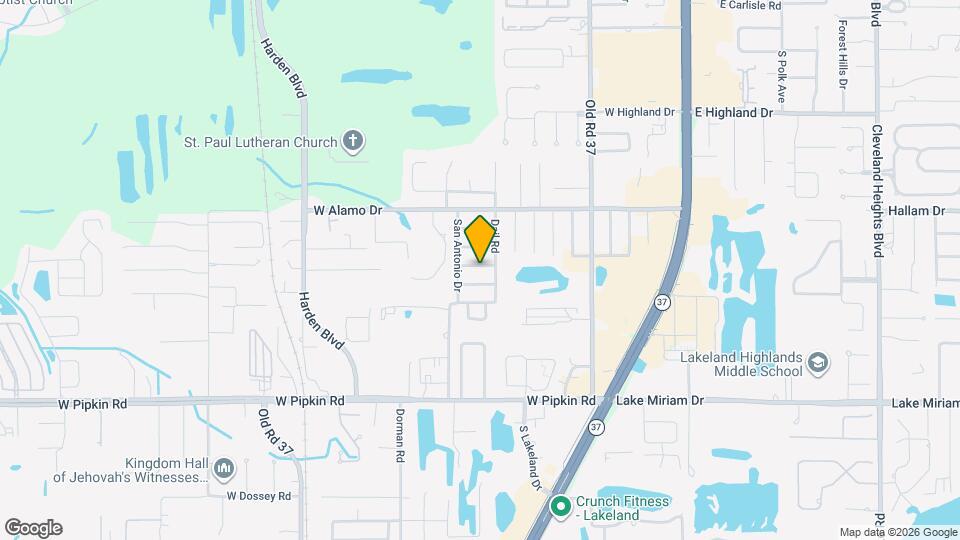 614 Cortez St Map and Location Details