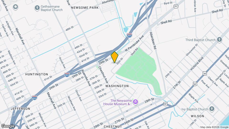 1241 36th St Map and Location Details