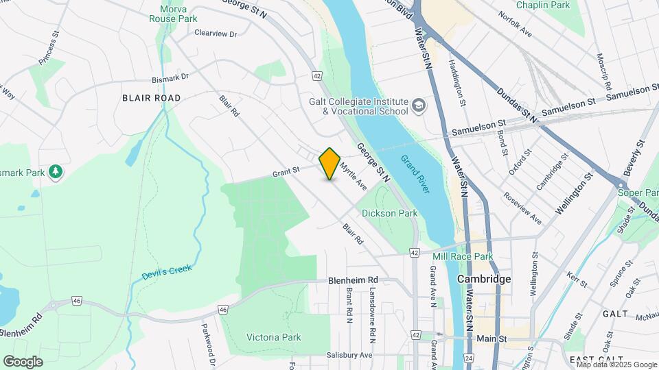 84 Park Ave Map and Location Details