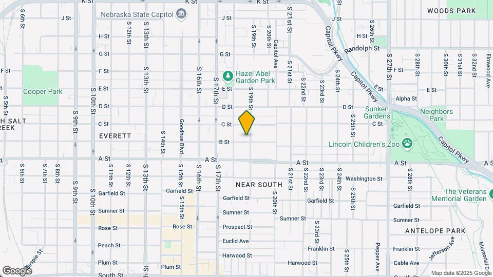1840 B St Mapa y Detalles de la Ubicación