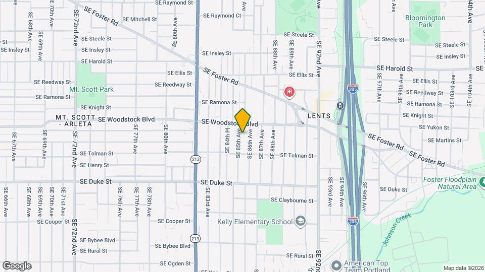 6102 SE 85th Ave Map and Location Details