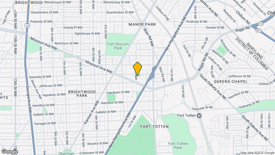 5415 1st St NW Map and Location Details