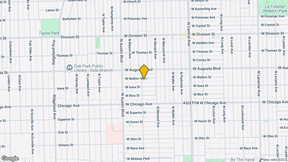 5845 W Walton St Map and Location Details