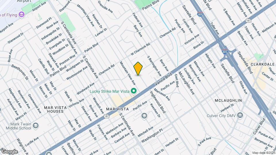 3715 Inglewood Blvd Mapa y Detalles de la Ubicación