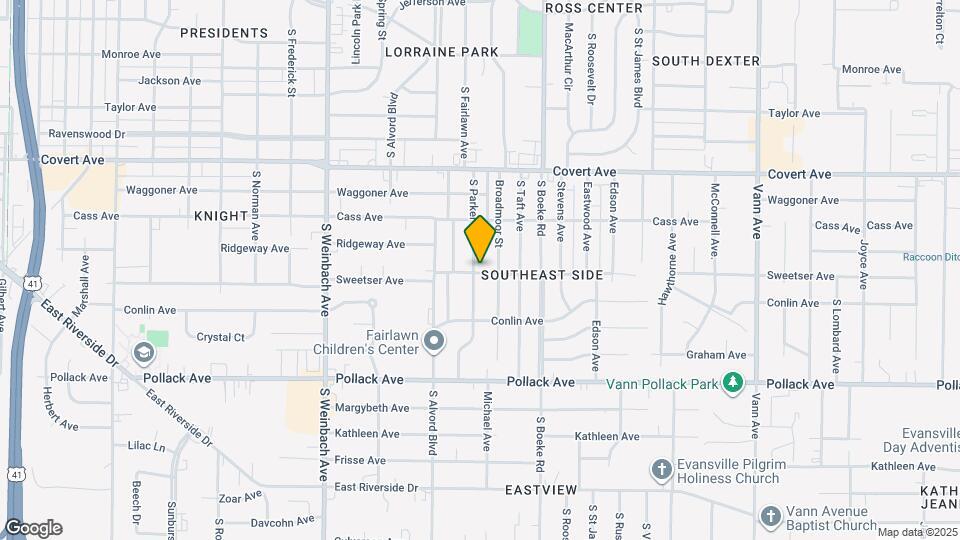 2256 Sweetser Ave Map and Location Details