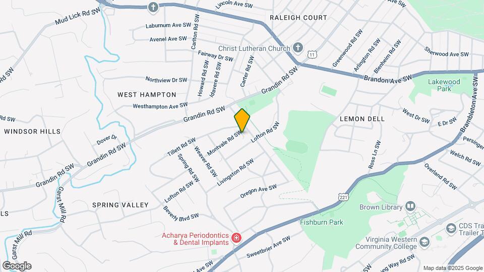 2414 Montvale Rd SW Map and Location Details
